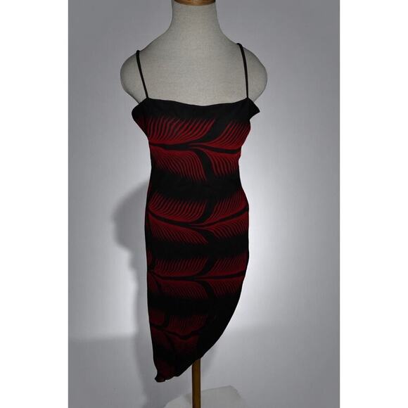 Vintage SaLLY USA Palm Leaf Slip Dress – Size Large – Made in USA - Picture 12 of 16